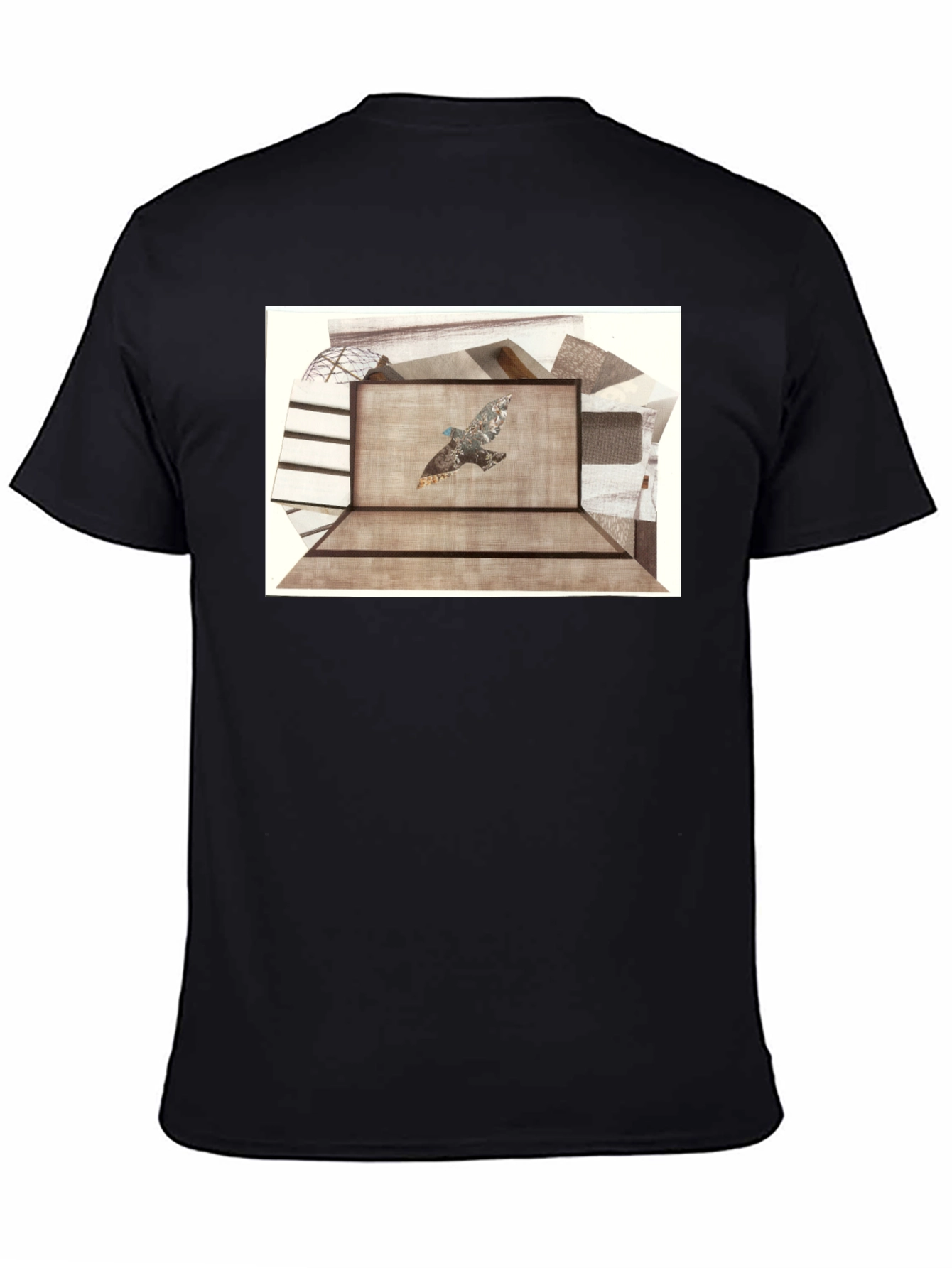 Abstract Bird Graphic Tee - Unisex