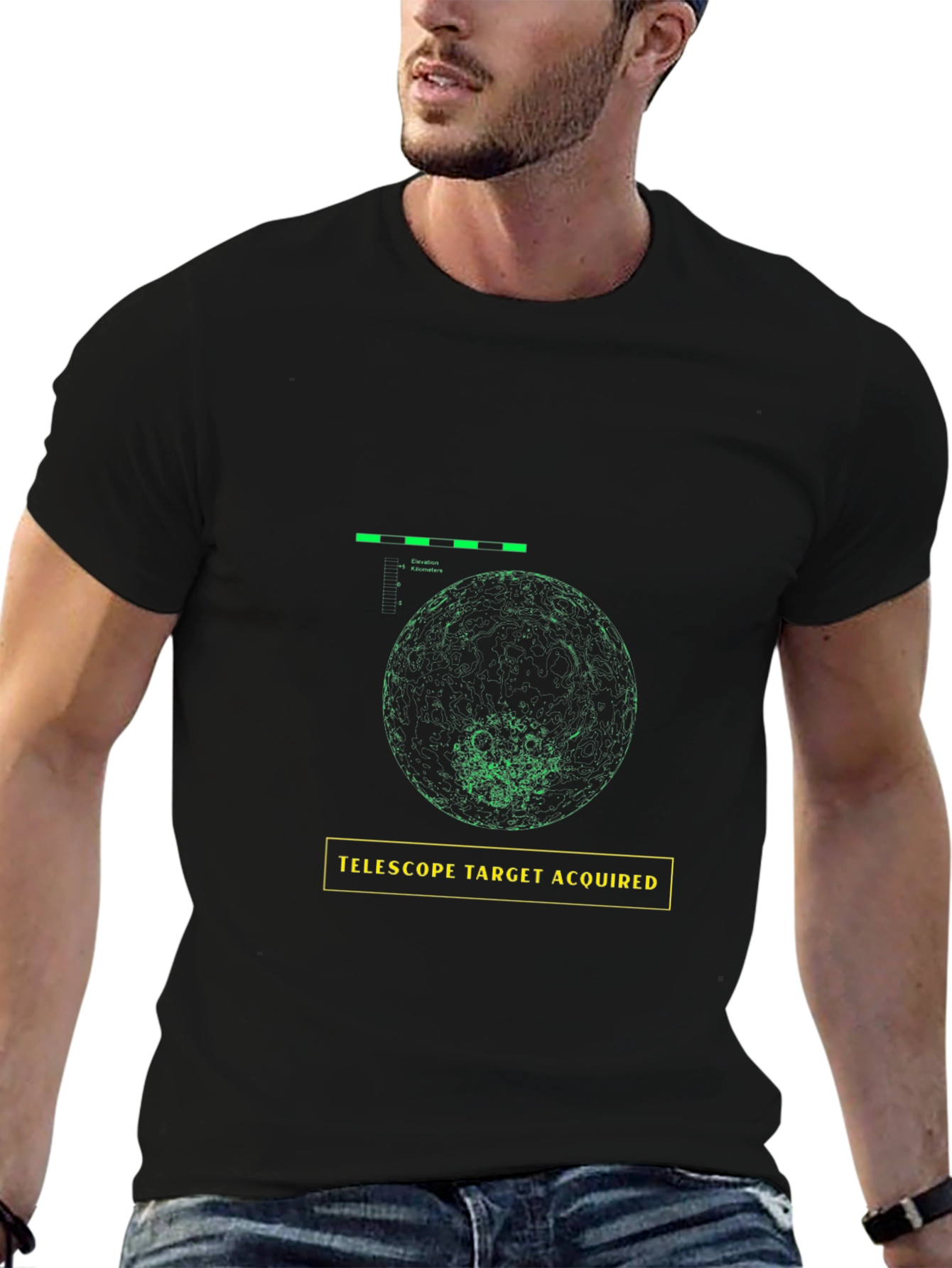 Telescope Target Acquired Graphic T-Shirt