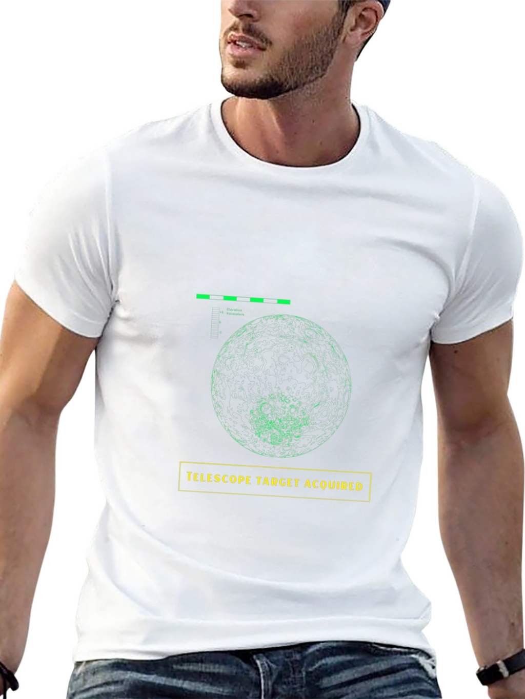 Telescope Target Acquired Graphic T-Shirt