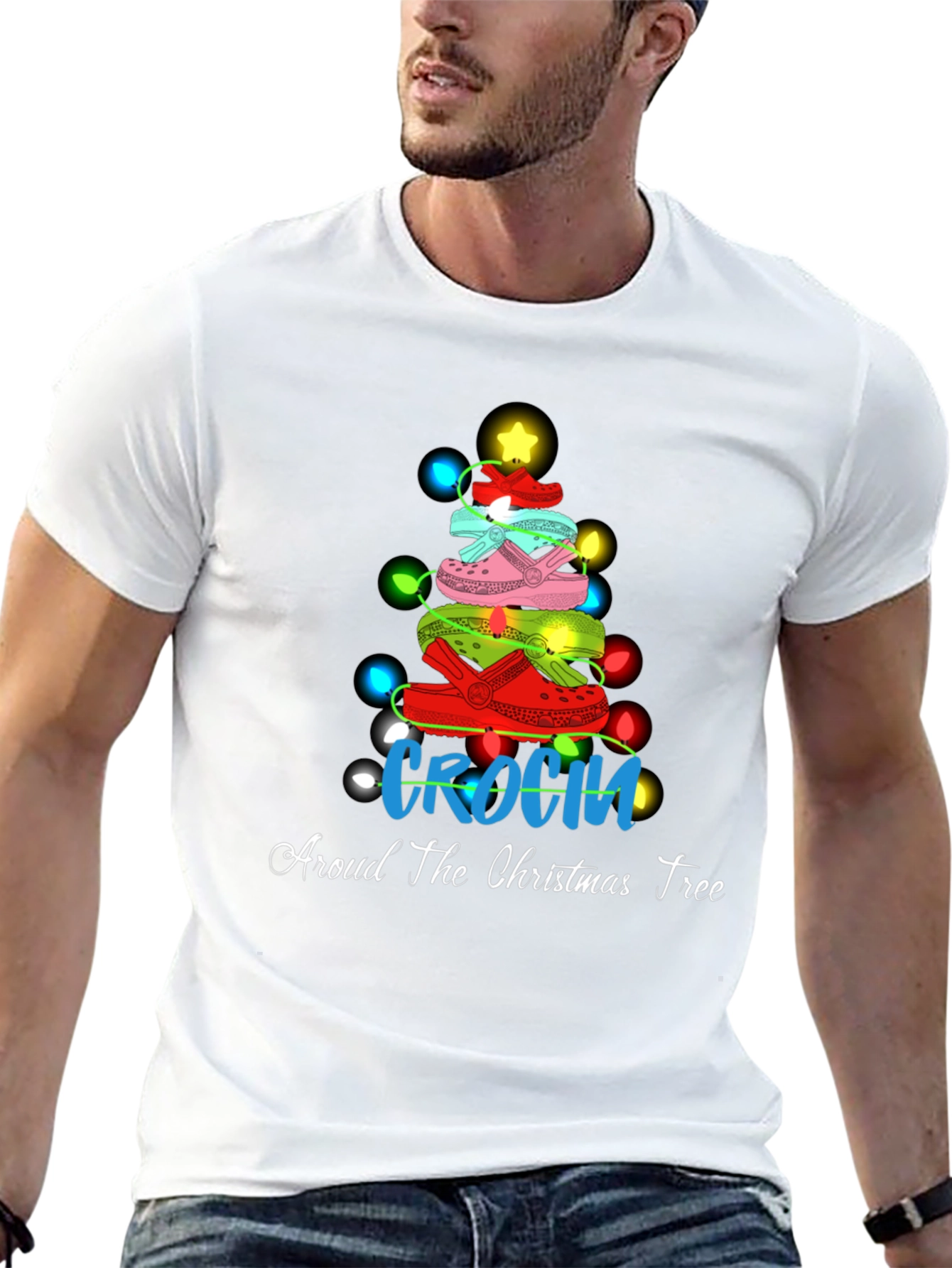 Crocin Around Christmas Tee - Festive Holiday T-Shirt