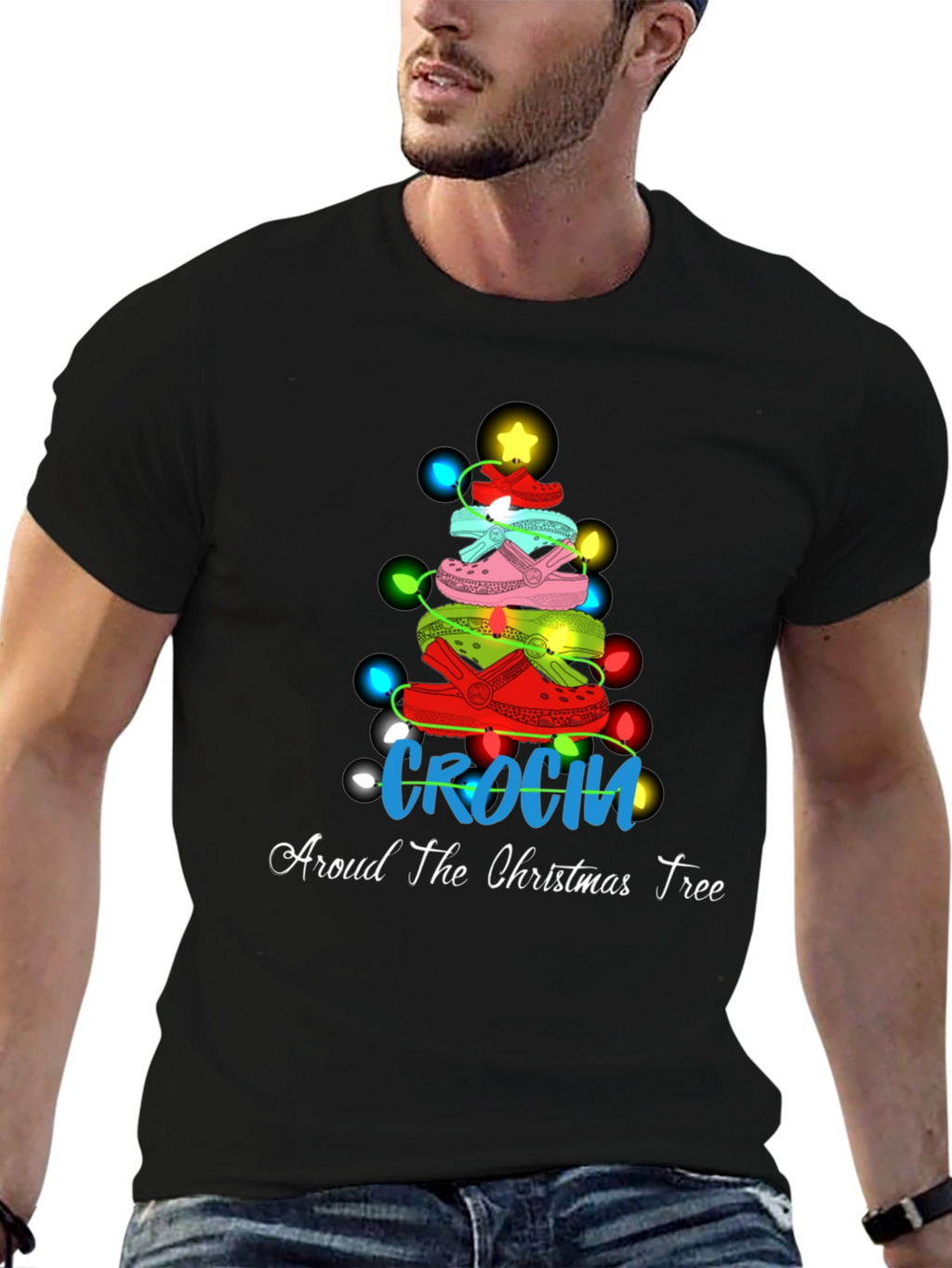 Crocin Around Christmas Tee - Festive Holiday T-Shirt