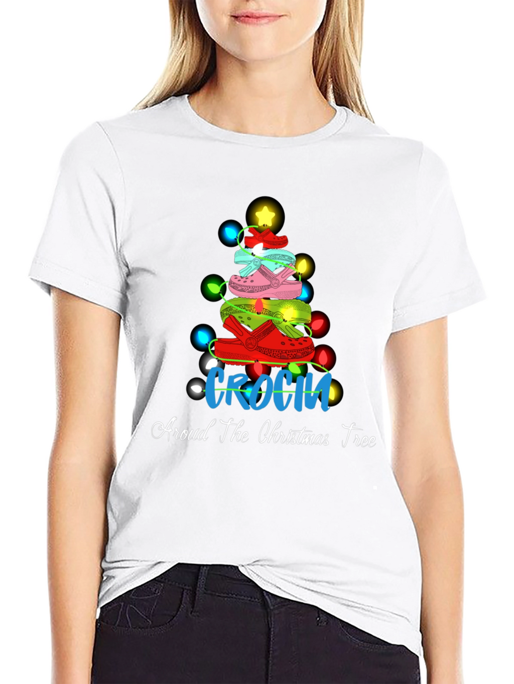 Crocin Around Christmas Tee - Festive Holiday T-Shirt
