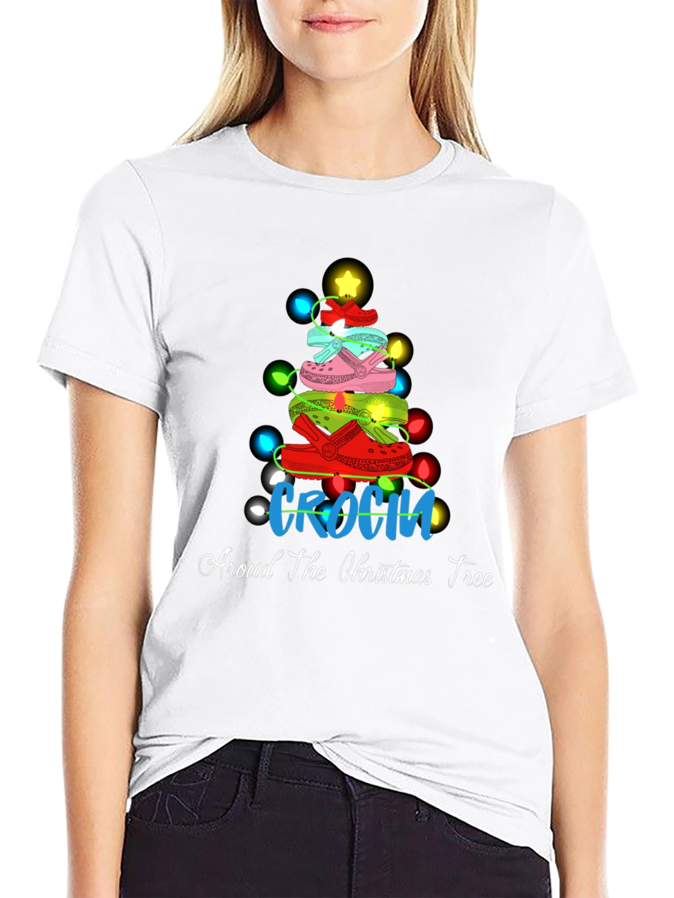 Crocin Around Christmas Tee - Festive Holiday T-Shirt