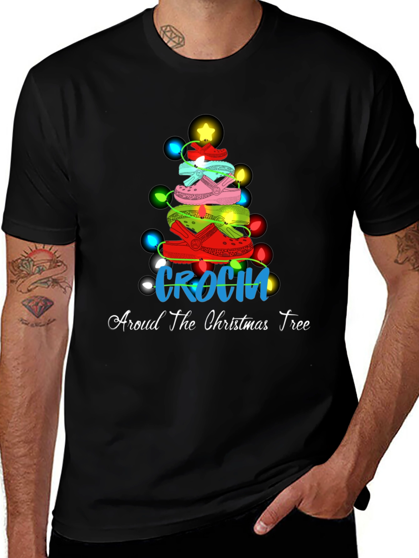Crocin Around Christmas Tee - Festive Holiday T-Shirt
