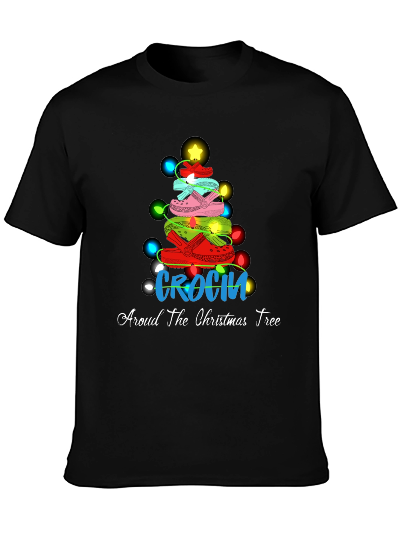 Crocin Around Christmas Tee - Festive Holiday T-Shirt