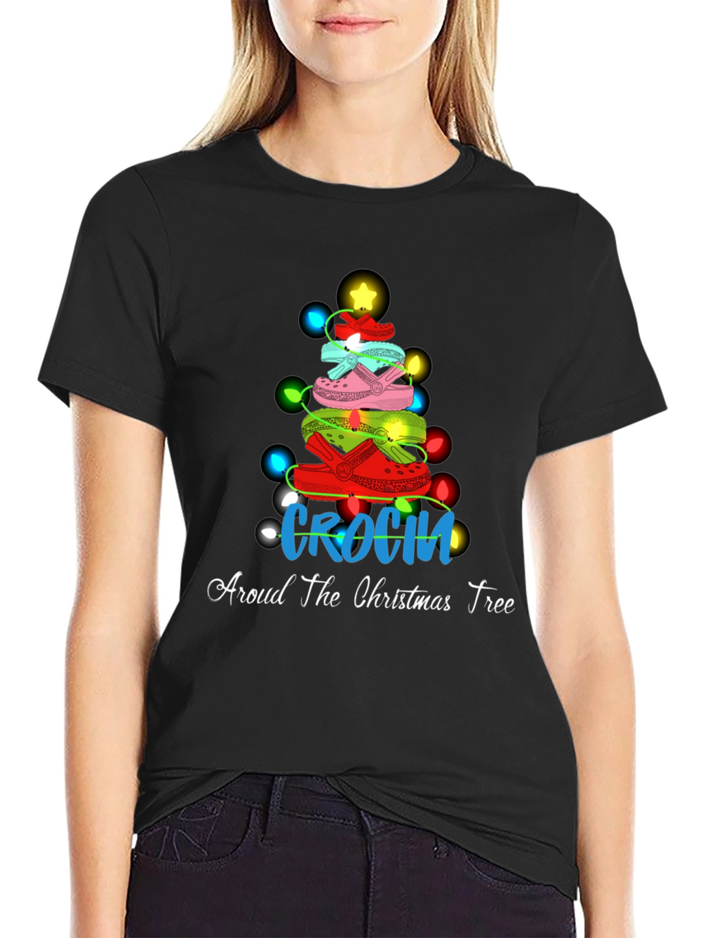 Crocin Around Christmas Tee - Festive Holiday T-Shirt