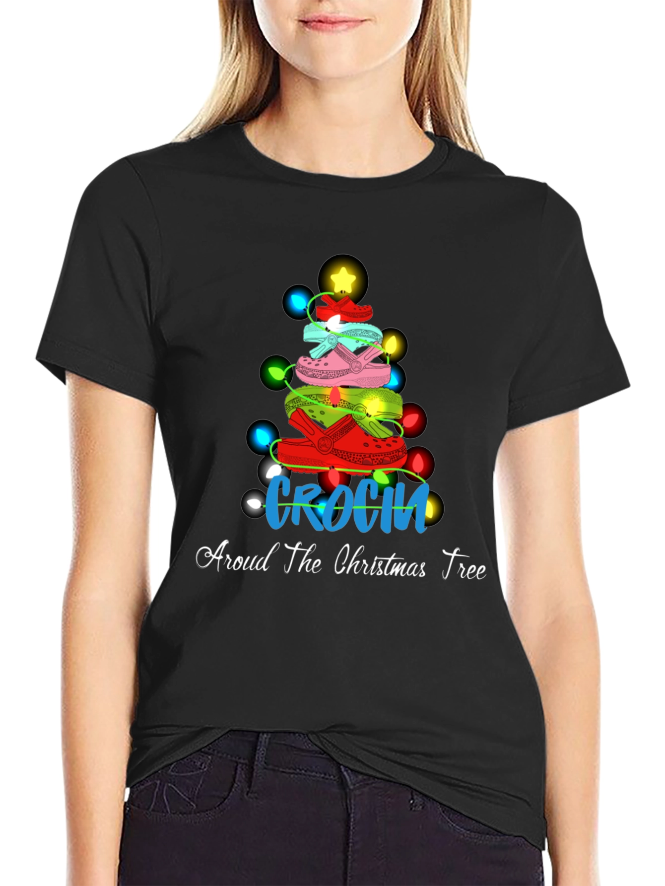 Crocin Around Christmas Tee - Festive Holiday T-Shirt