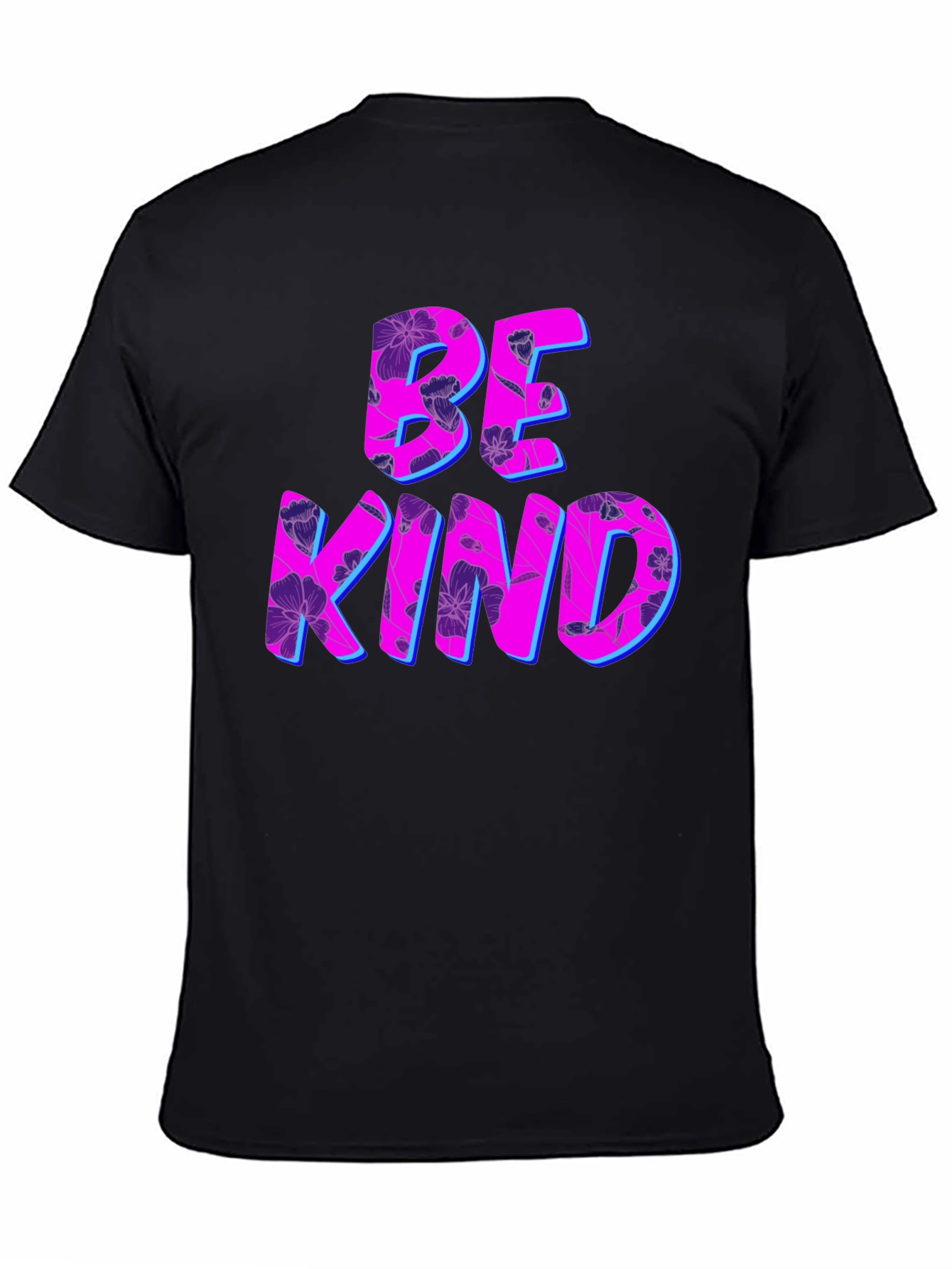 Be Kind Floral Graphic Tee - Trendy Casual Top