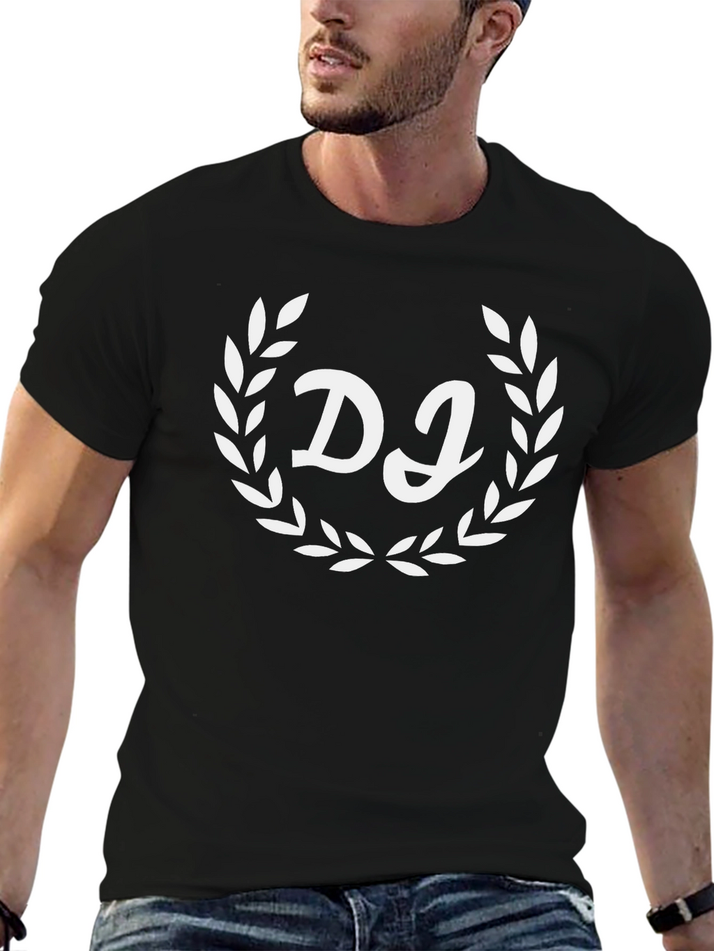 DJ Laurel Wreath Graphic T-Shirt