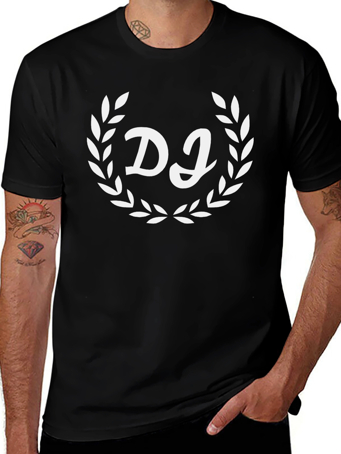 DJ Laurel Wreath Graphic T-Shirt