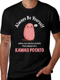 Kawaii Potato Graphic T-Shirt