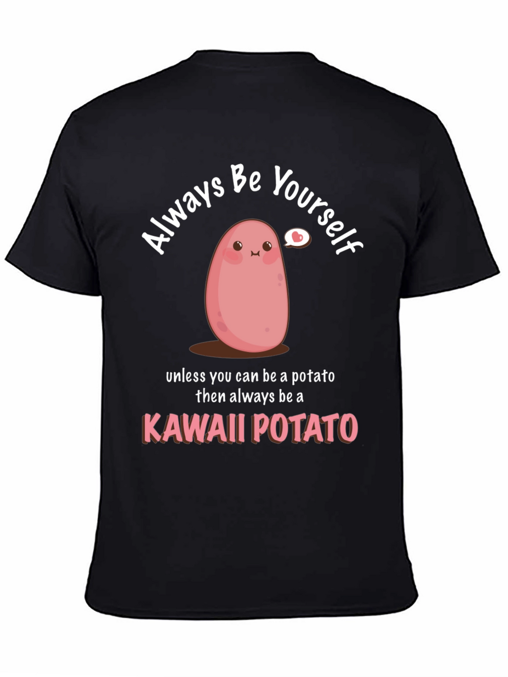Kawaii Potato Graphic T-Shirt