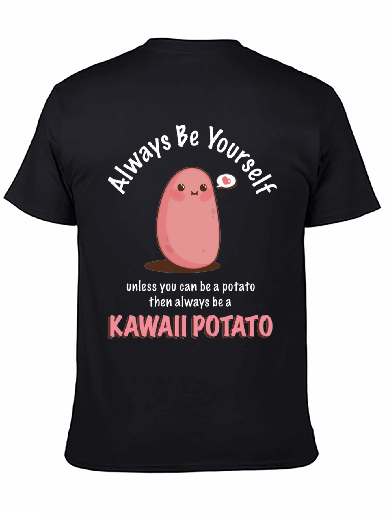 Kawaii Potato Graphic T-Shirt
