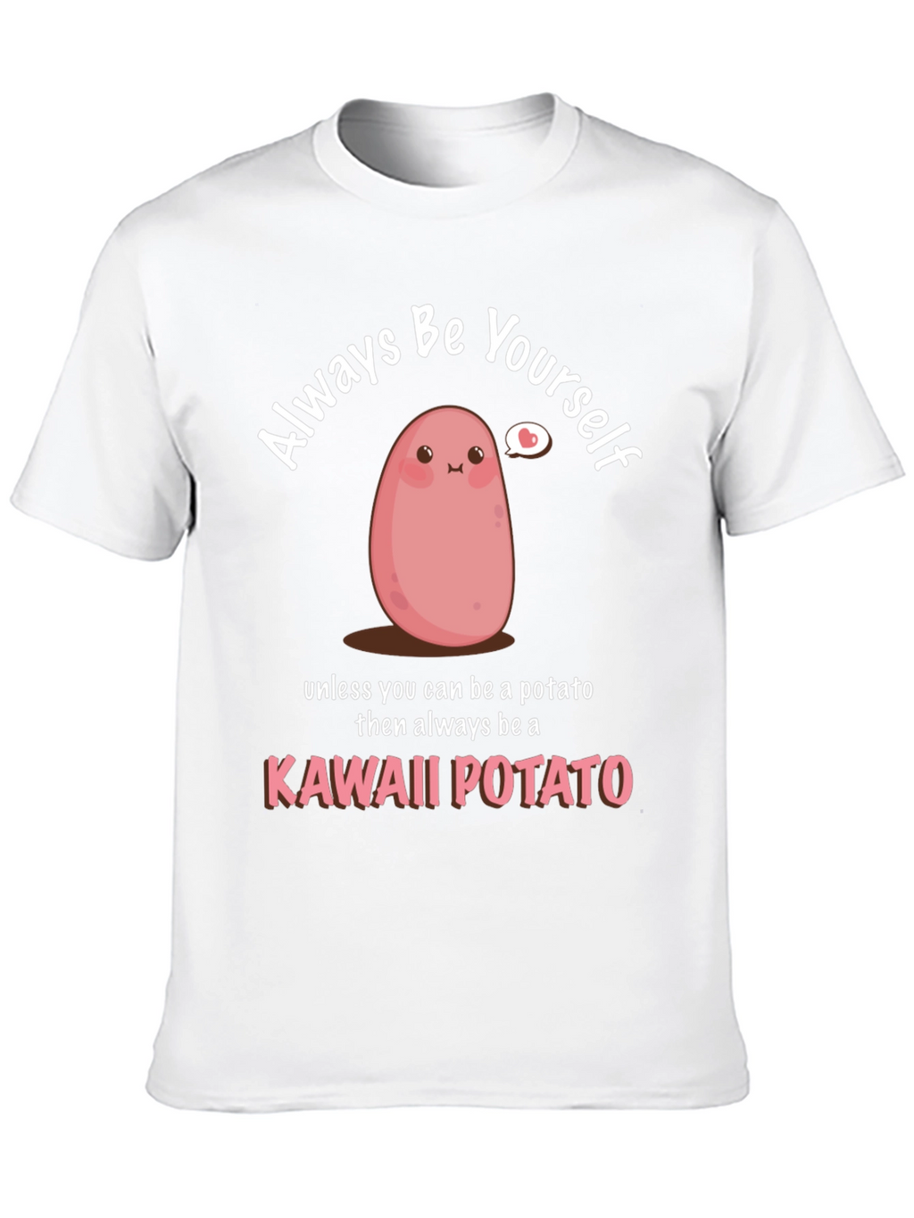 Kawaii Potato Graphic T-Shirt