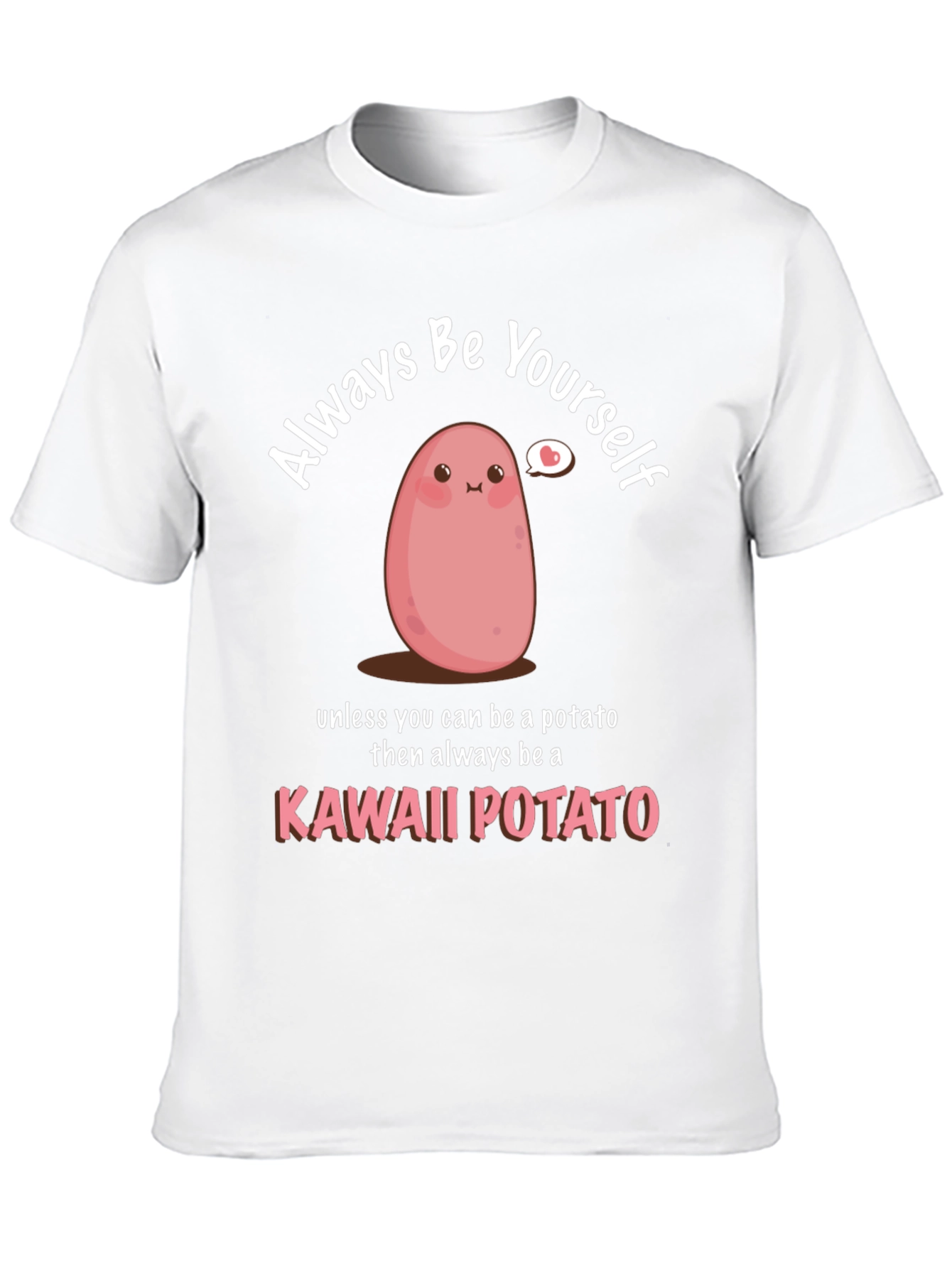 Kawaii Potato Graphic T-Shirt