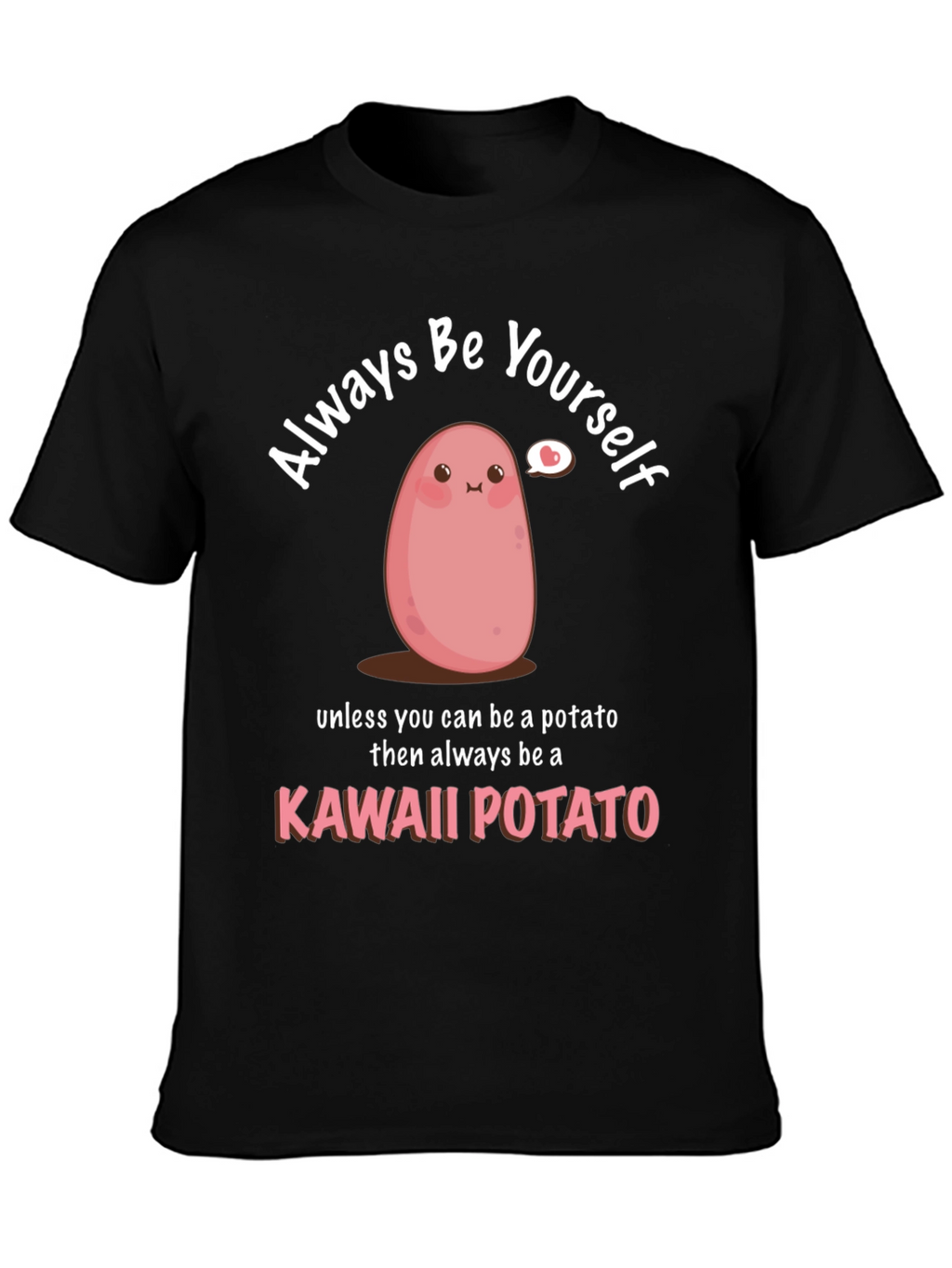 Kawaii Potato Graphic T-Shirt