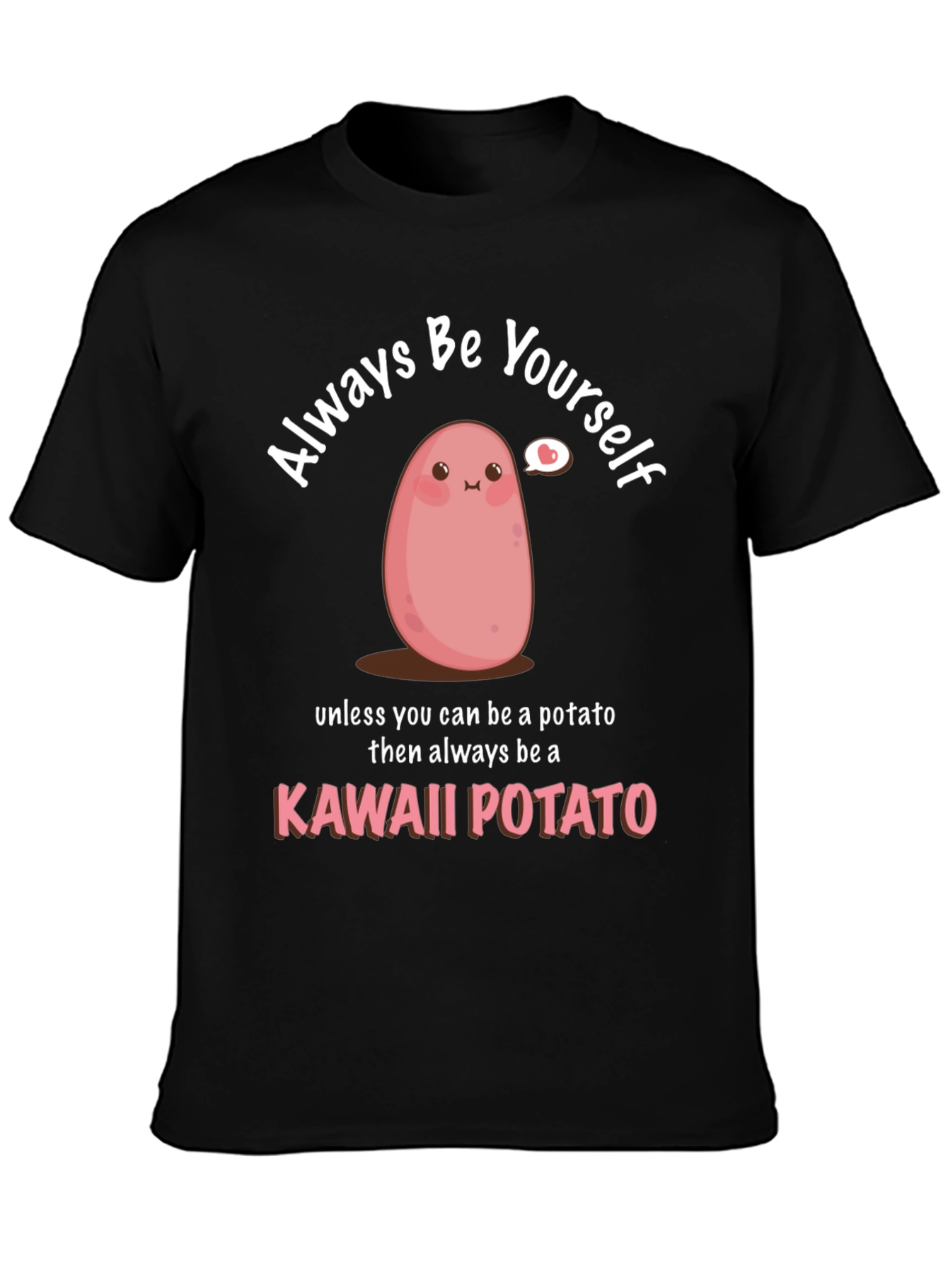 Kawaii Potato Graphic T-Shirt