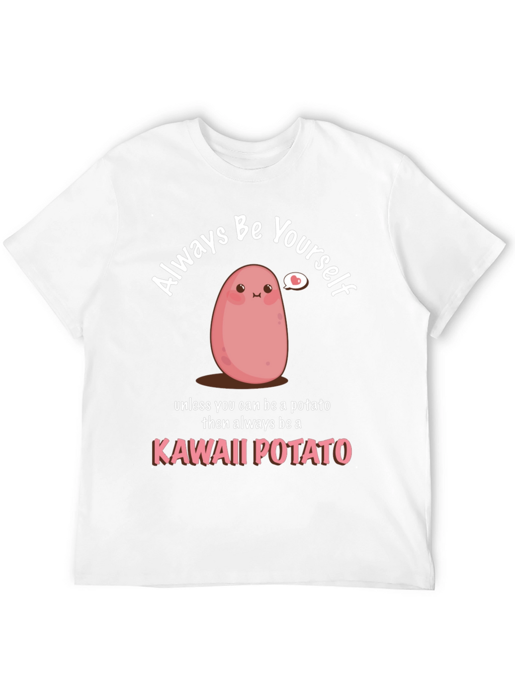 Kawaii Potato Graphic T-Shirt