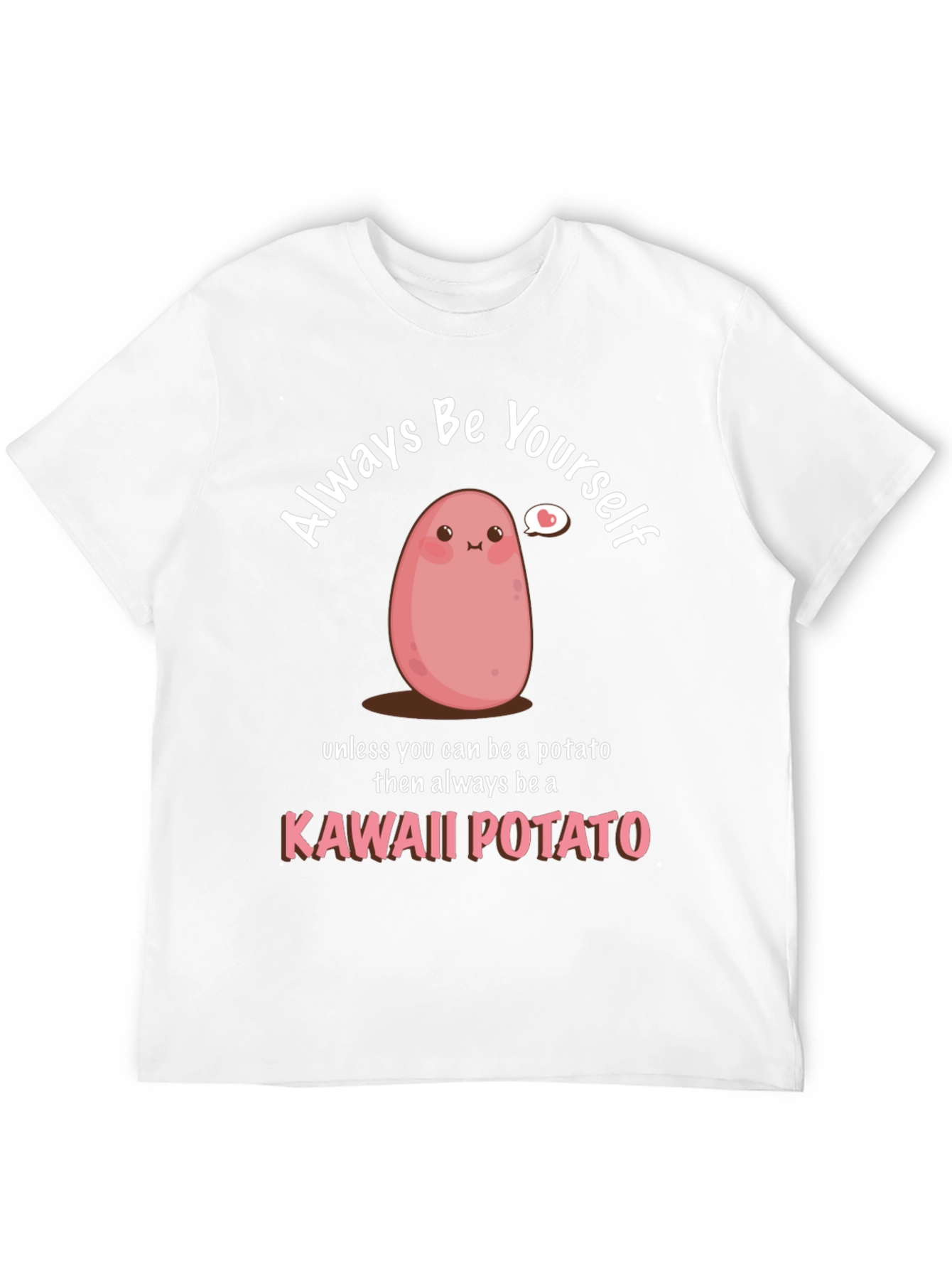 Kawaii Potato Graphic T-Shirt