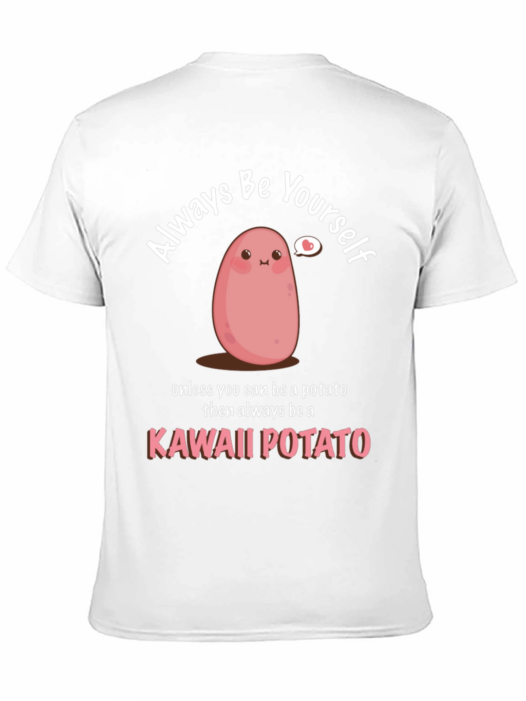 Kawaii Potato Graphic T-Shirt