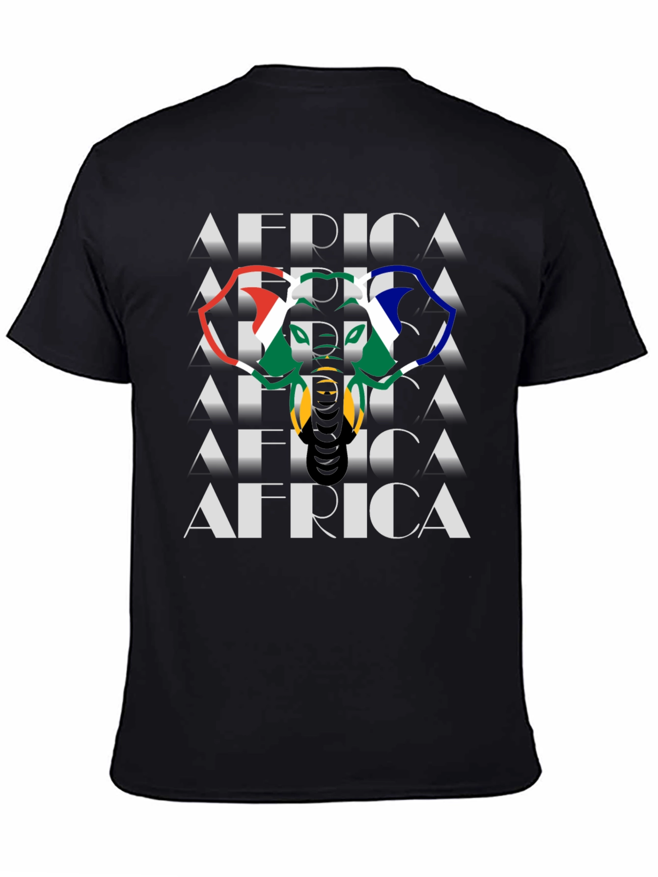 Africa T-Shirt - South African Flag Design - Novelty Tee