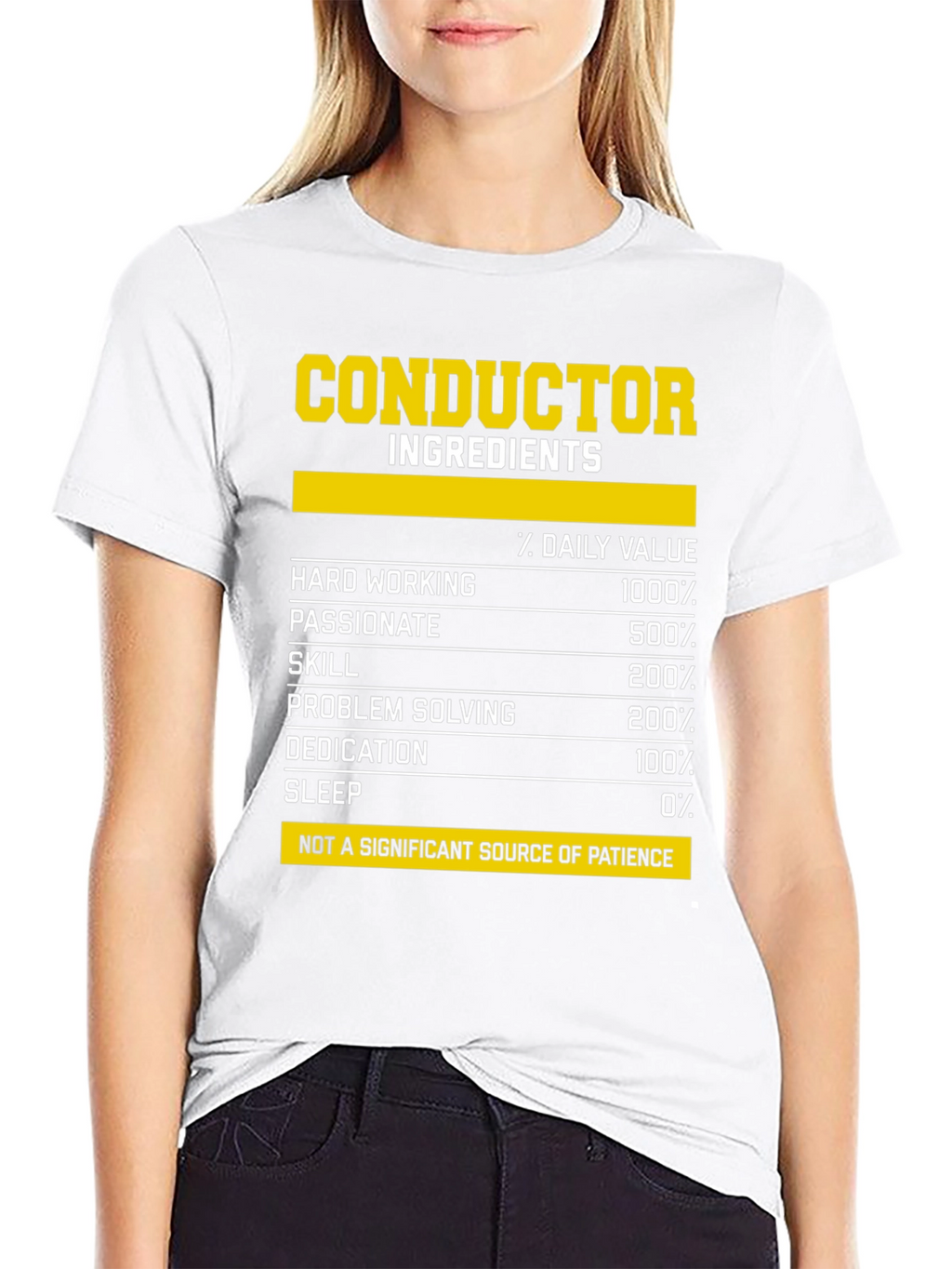 Conductor Ingredients Daily Value T-Shirt