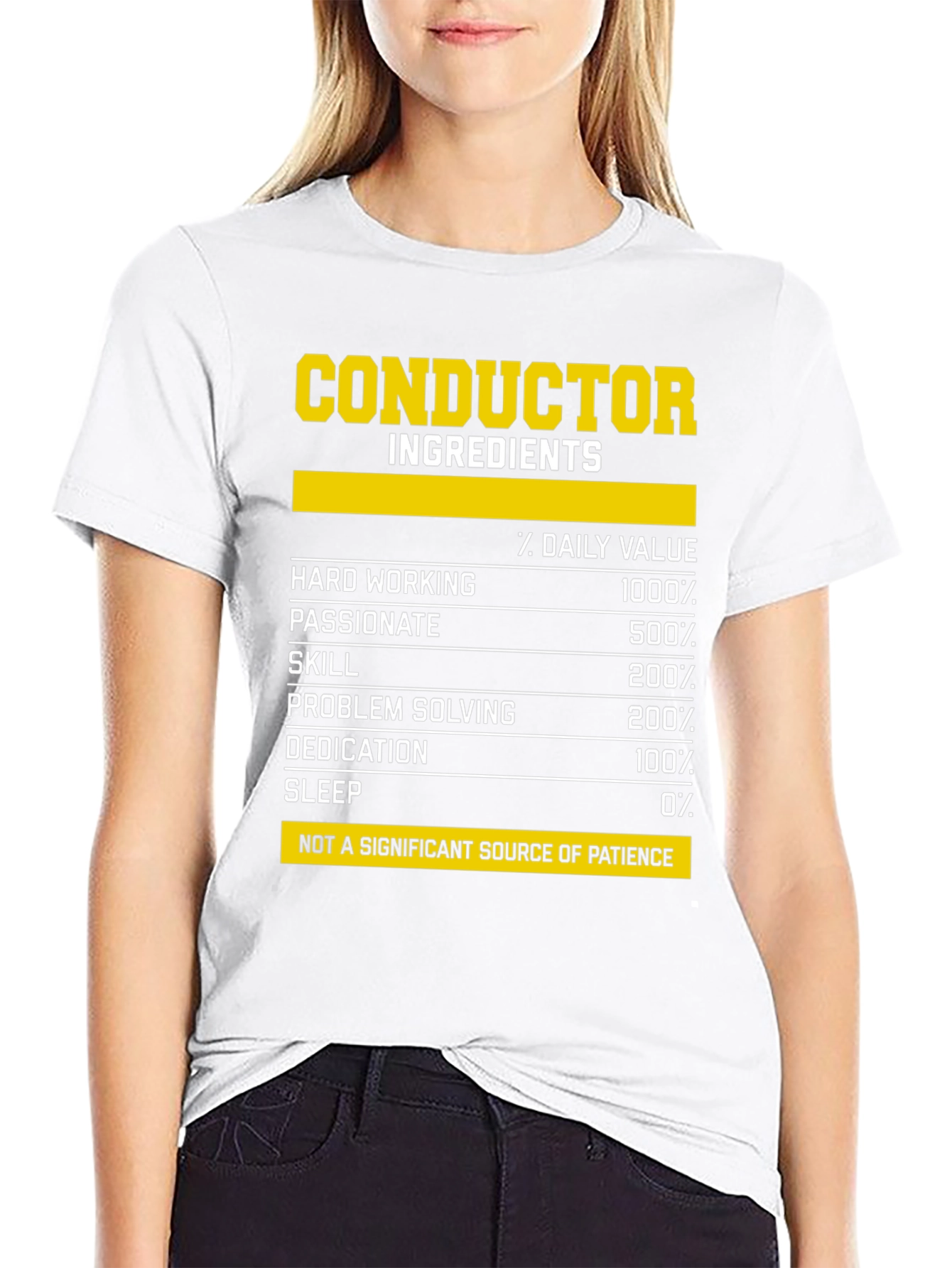 Conductor Ingredients Daily Value T-Shirt