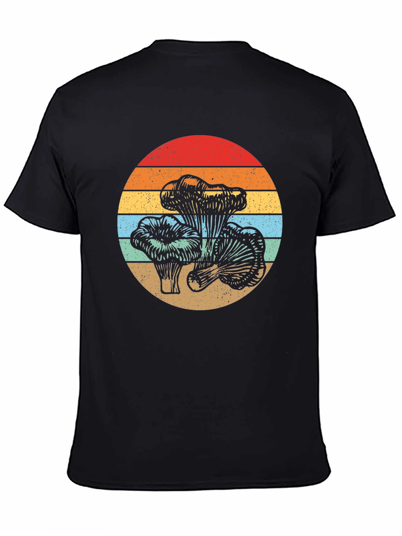 Retro Mushroom Graphic T-Shirt - Vintage Style Tee