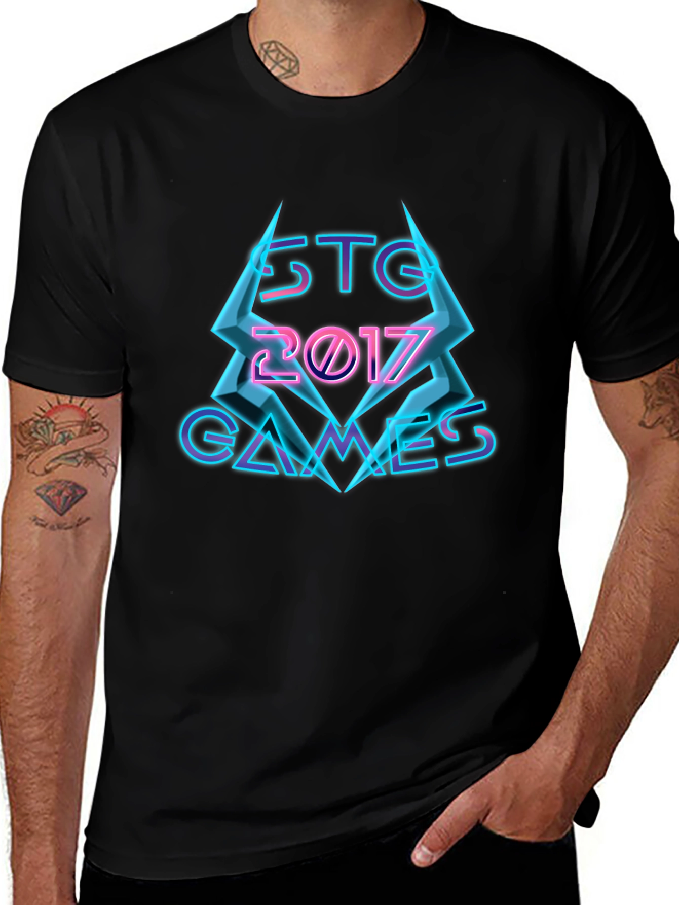 STG 2017 Games Graphic Tee - Black