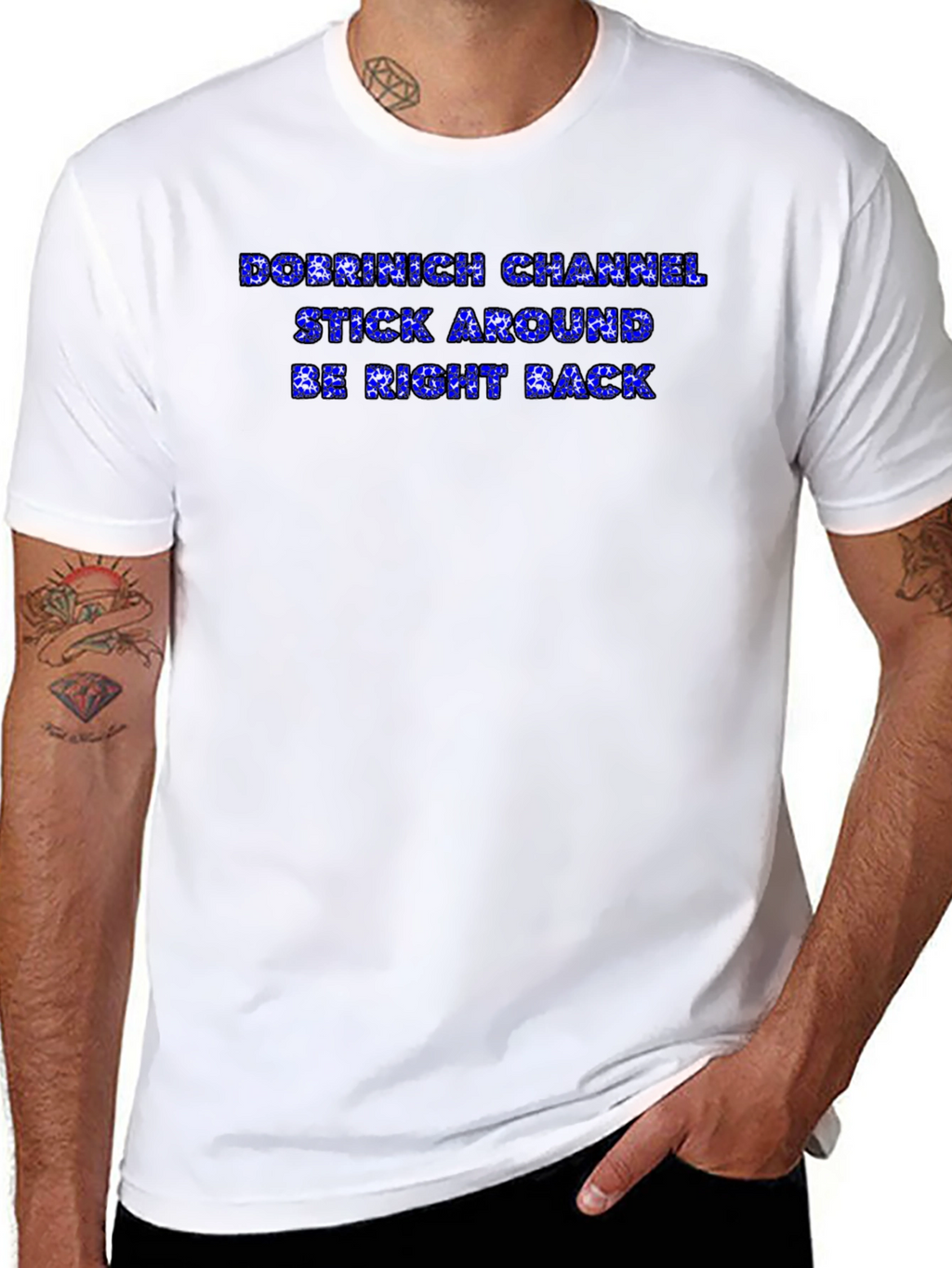 Dobrinich Channel Black T-Shirt - Stay Tuned!