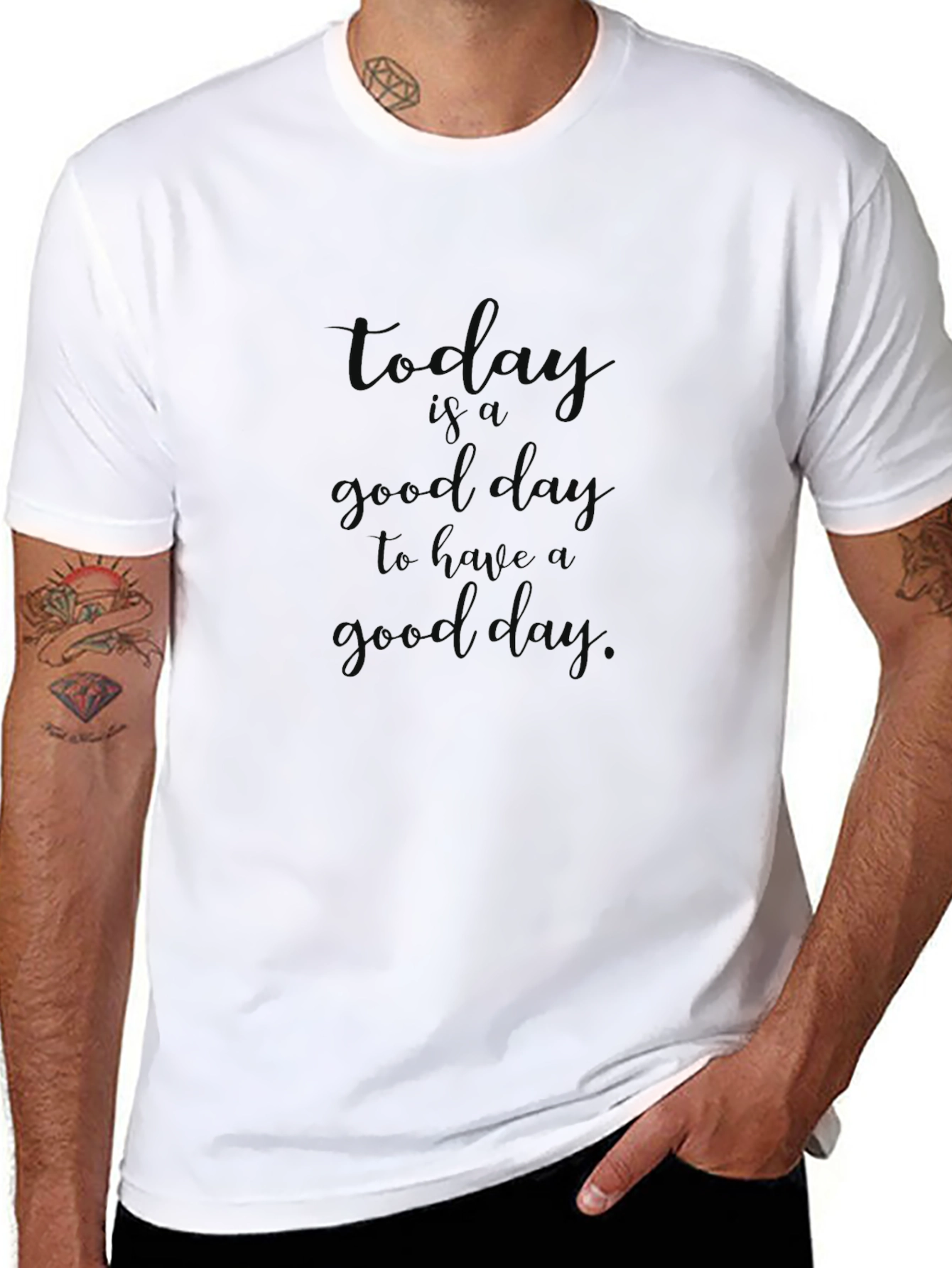 Motivational Graphic Black T-Shirt