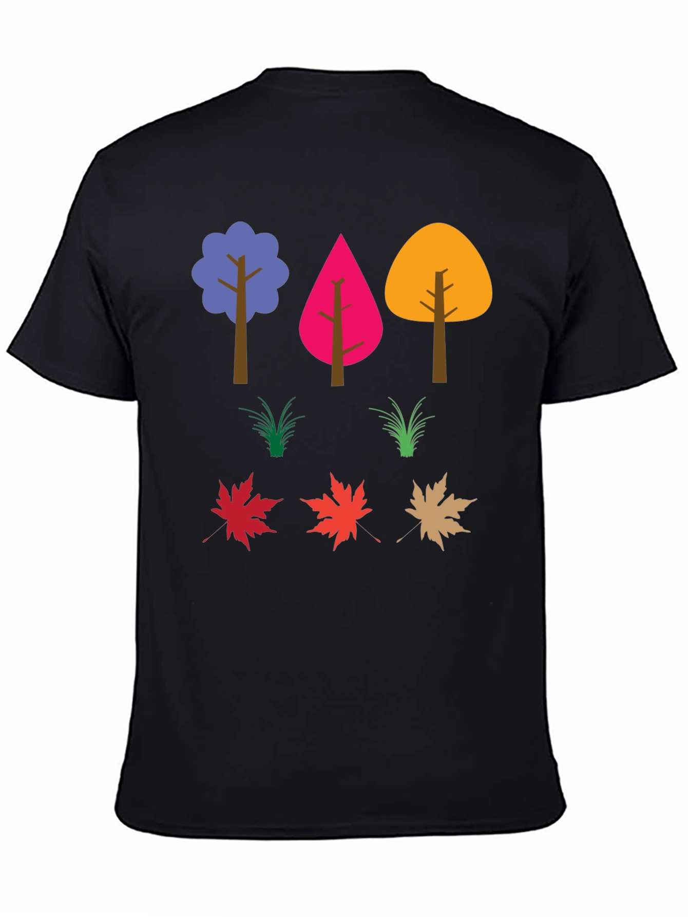 Colorful Nature Trees & Leaves Graphic Tee