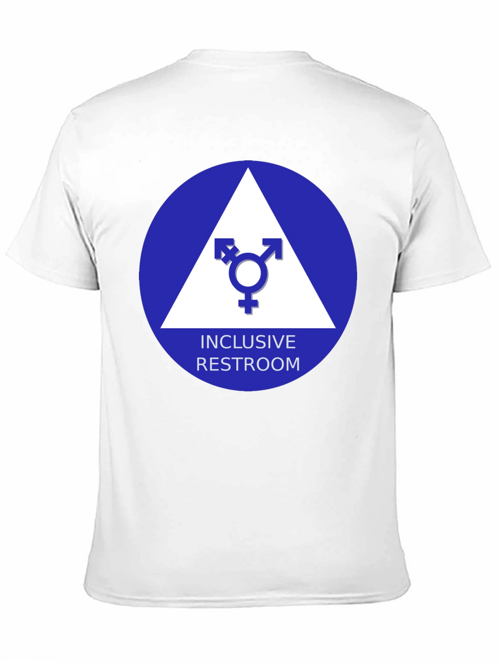 Inclusive Restroom T-Shirt - Unisex Symbol Design