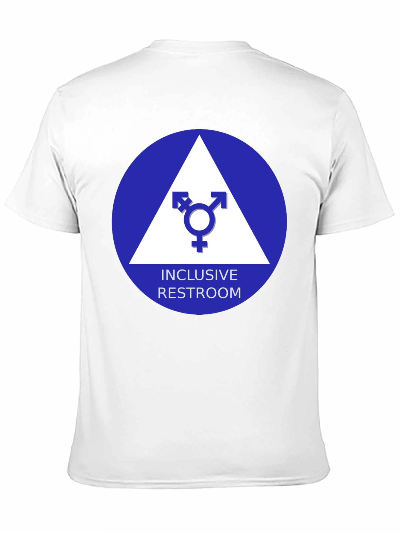 Inclusive Restroom T-Shirt - Unisex Symbol Design