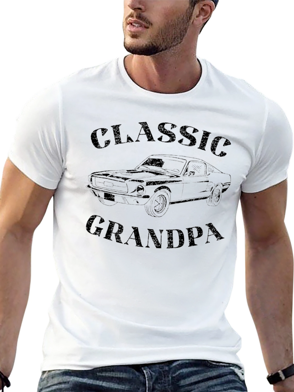 Classic Grandpa Car T-Shirt