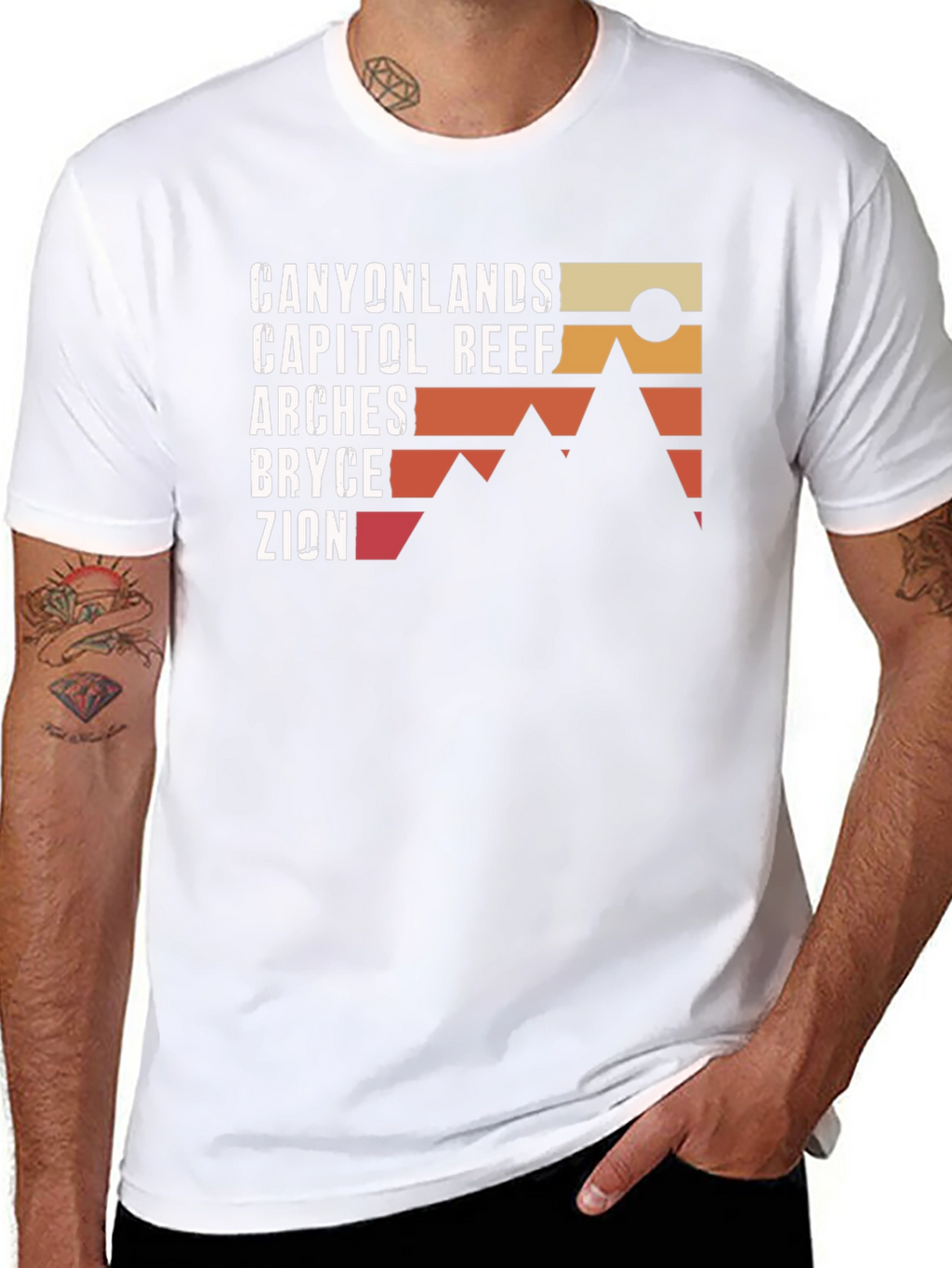 National Park T-Shirt: Canyonlands Arches Zion