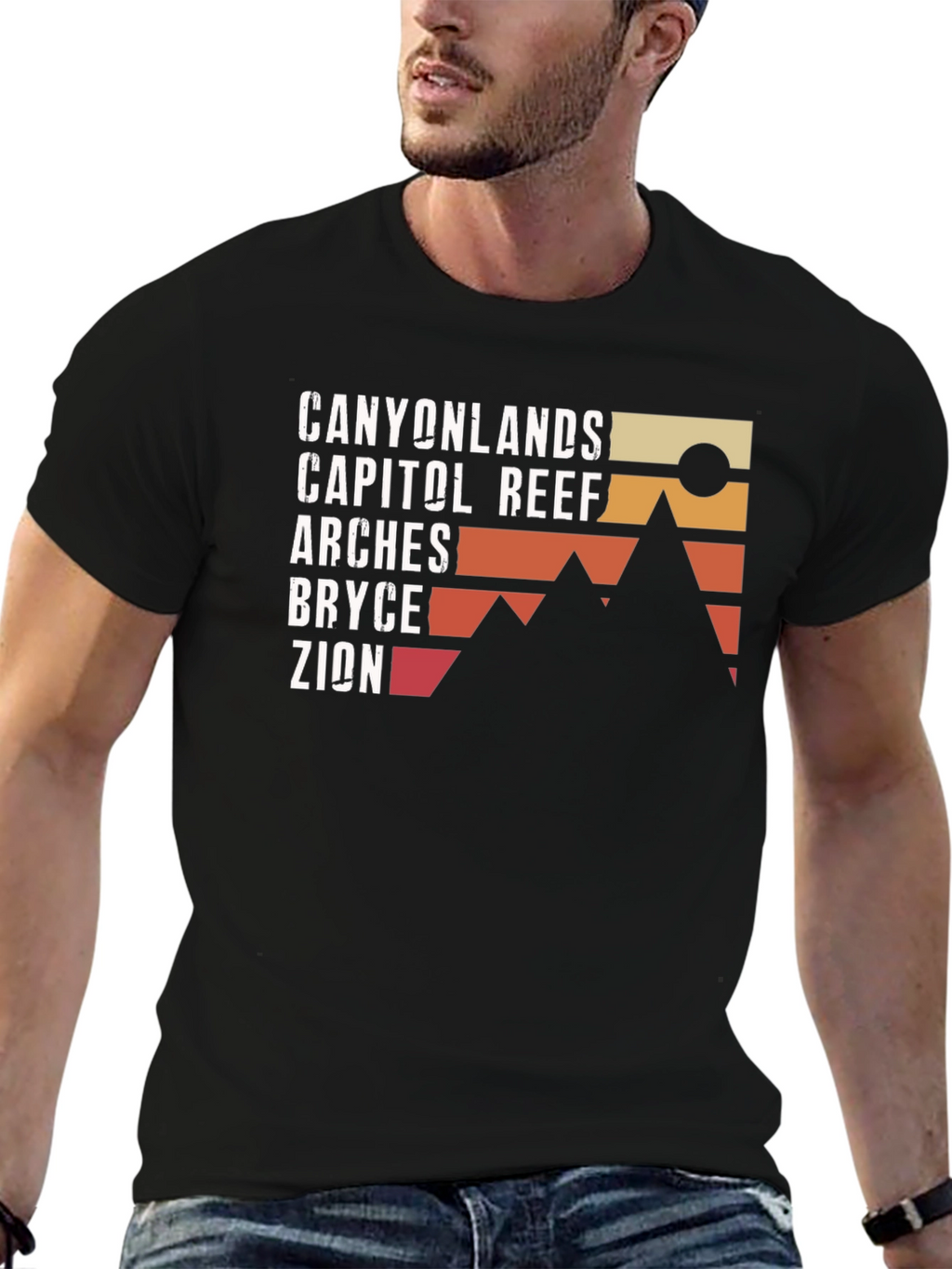 National Park T-Shirt: Canyonlands Arches Zion