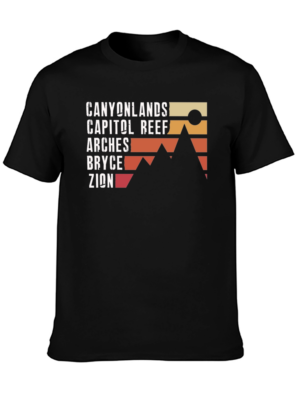National Park T-Shirt: Canyonlands Arches Zion