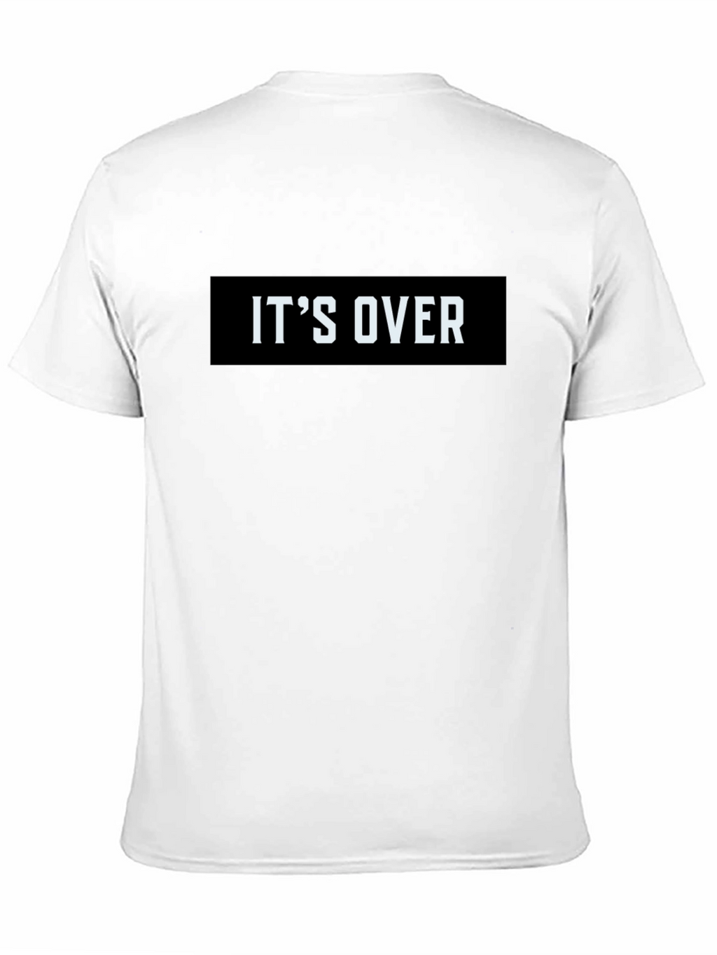 Its Over Graphic Tee - Black Casual T-Shirt
