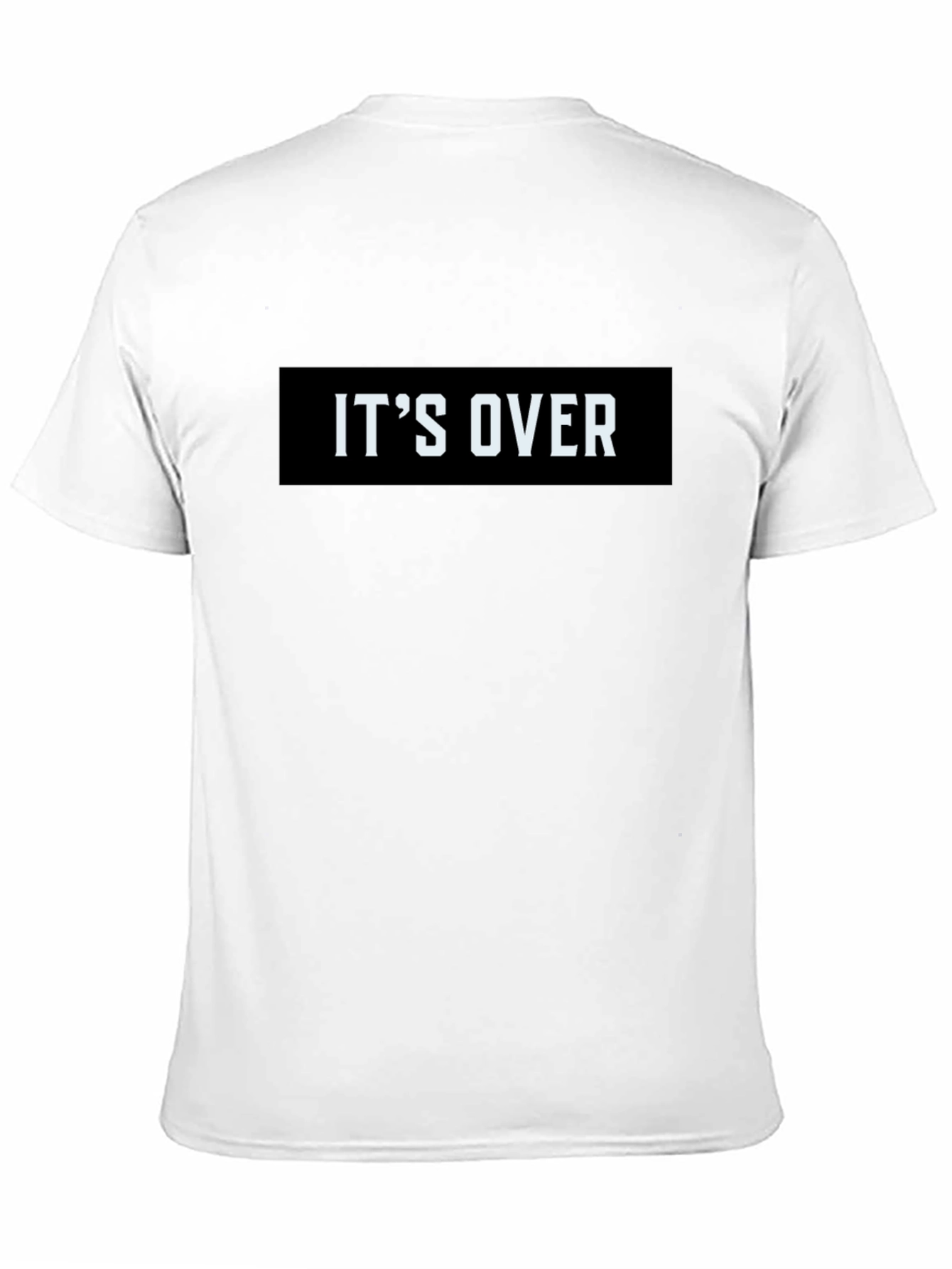 Its Over Graphic Tee - Black Casual T-Shirt