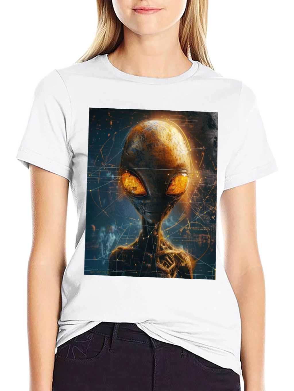 Alien Graphic T-Shirt - Extraterrestrial Design Tee