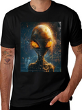 Alien Graphic T-Shirt - Extraterrestrial Design Tee