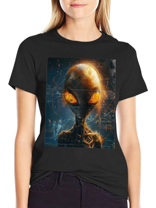 Alien Graphic T-Shirt - Extraterrestrial Design Tee