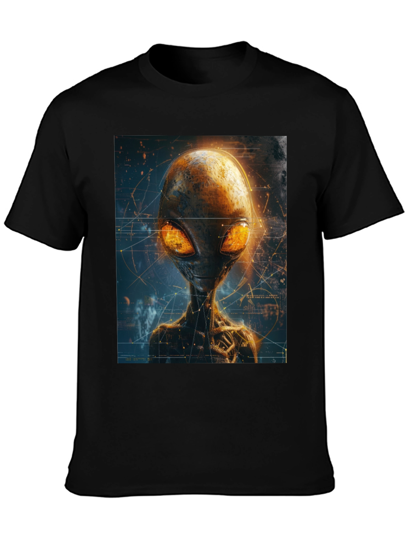 Alien Graphic T-Shirt - Extraterrestrial Design Tee