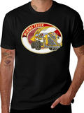 Mining Truck Graphic Tee - Heavy Duty Vehicle T-Shirt