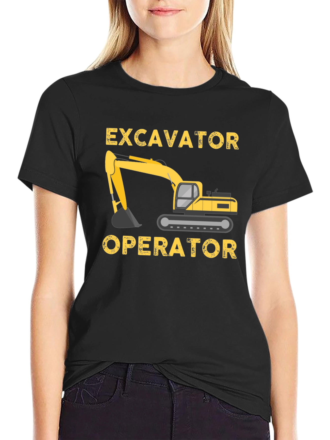 Excavator Operator T-Shirt - Heavy Equipment Graphic Tee