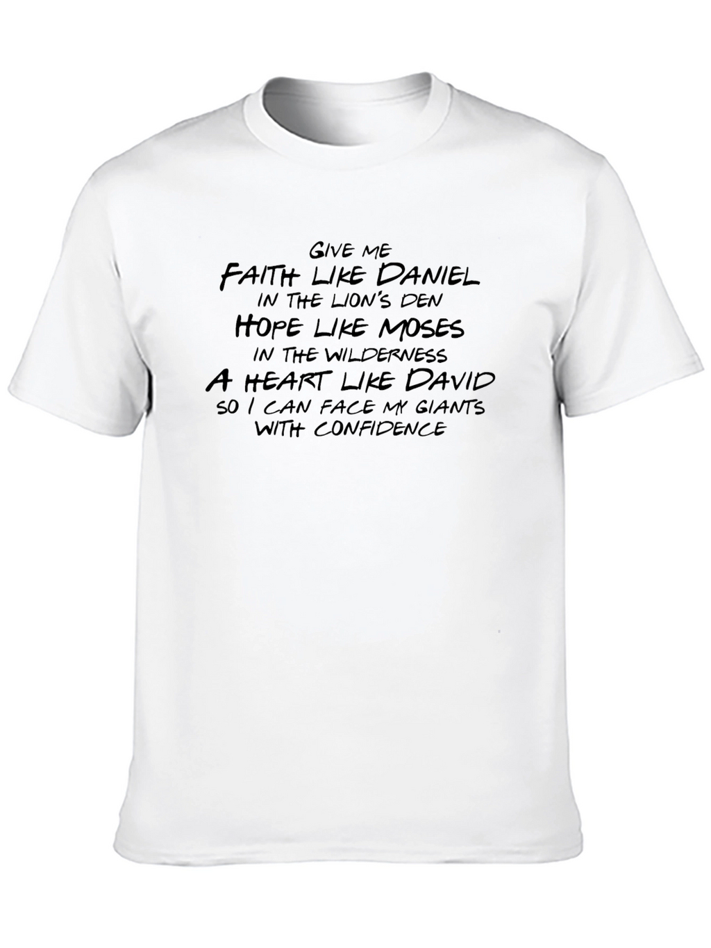 Faith Hope Heart Inspirational Graphic Tee