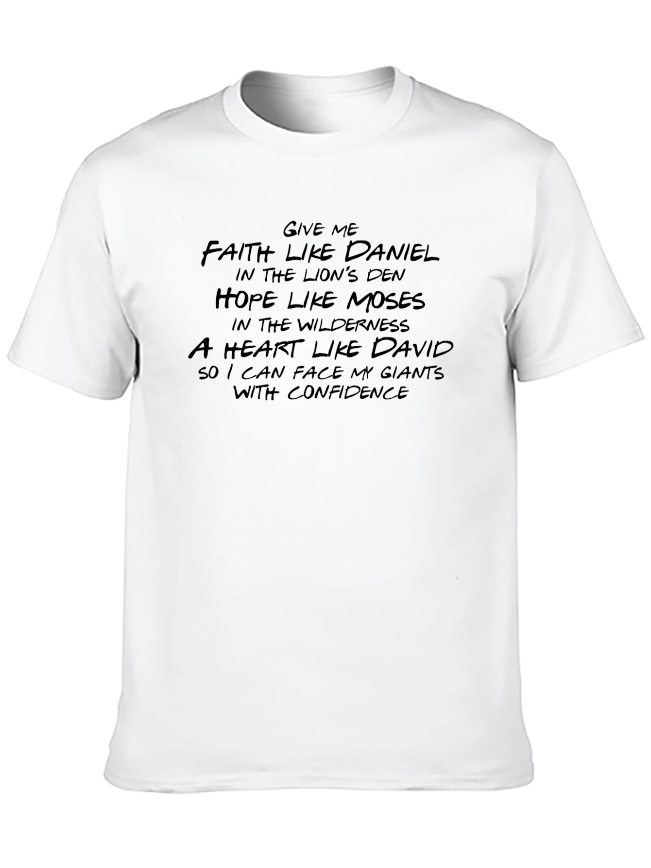 Faith Hope Heart Inspirational Graphic Tee