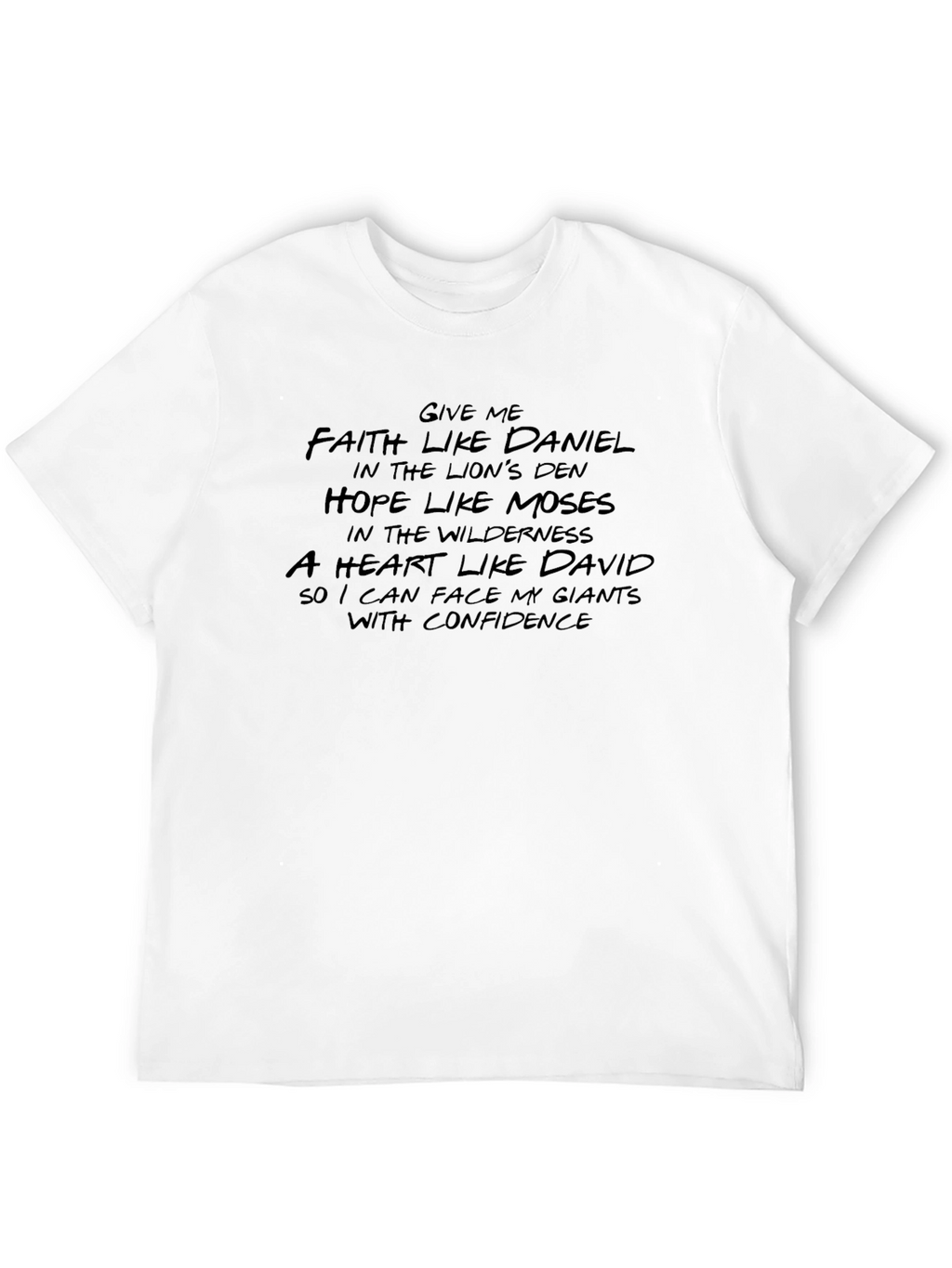 Faith Hope Heart Inspirational Graphic Tee