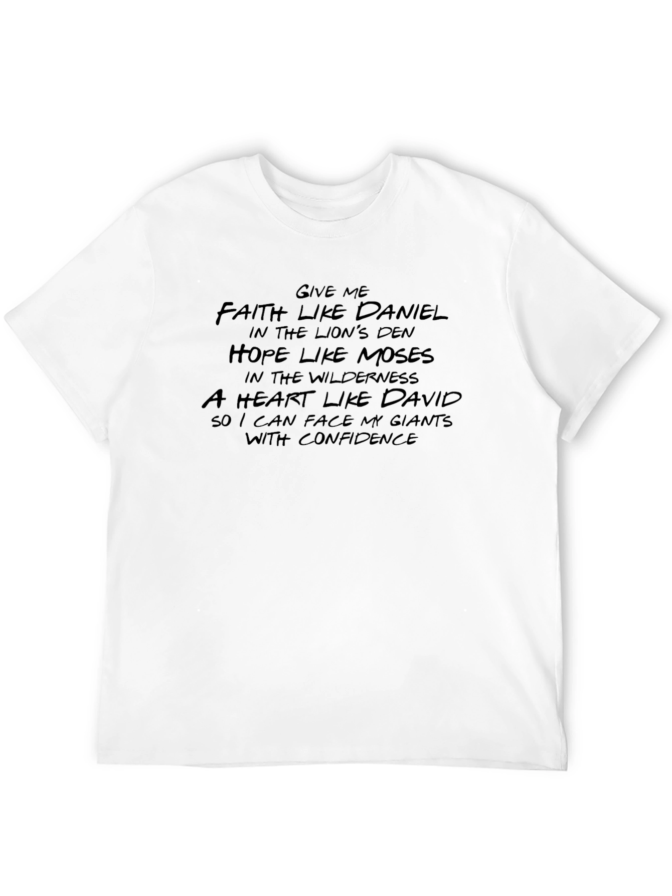 Faith Hope Heart Inspirational Graphic Tee
